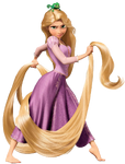 Rapunzel pose