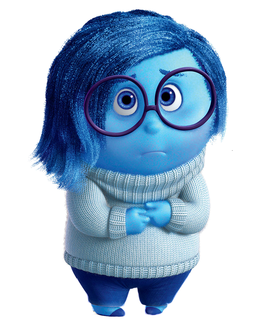 Palhaço emoji com cabelo azul