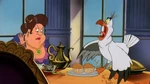 "Stay away from my crumpets, you nasty bird!"