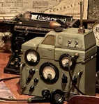 Indiana Jones Adventure: Temple of the Forbidden Eye Molded into Indy's radio.