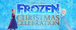 The logo for the 2014 telecast, re-titled as the "Disney Parks Frozen Christmas Celebration".