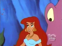 Jasmine with Ariel's hair