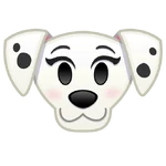 Perdita's emoji for Disney Emoji Blitz