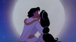 Jasmine and Aladdin in the performance "Forget About Love"
