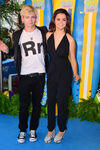 Ross Lynch with Maia Mitchell at the premiere of Teen Beach Movie in July 2013.