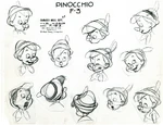 Pinocchio model sheet 2.jpg (1,015 KB) Final scale model sheet of Pinocchio (1939).