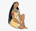 Pocahontas sitting sad