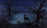 Bambi and his mother's cameo in The Rescuers