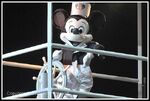 Mickey controlling Steamboat Willie at the end of Fantasmic!