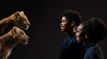 The Lion King (2019) - JD McCray and Shahadi Wright Joseph with Young Simba and Young Nala