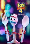 Toy Story 4 character poster - Forky