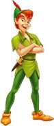 Peter Pan, the protagonist of the animated film of the same name