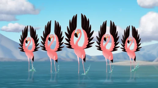 Flamingo-Dance-Party