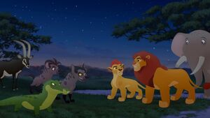 Janja joins Kion, Simba, and the Pridelanders in the fight for Pride Lands.