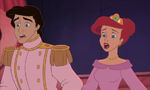 Ariel and Eric shocked and horror before Melody ran away for her bedroom because of embarrassment.