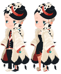 Cruella De Vil costume in Kingdom Hearts χ