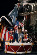 America on Parade Mickey Donald and Goofy