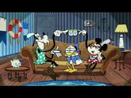 Goofy's Grandma with Mickey and Donald