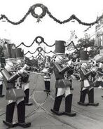 The Toy Soldiers in a Christmas Parade at Disneyland