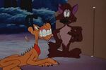 Pluto scares Bent-Tail Coyote