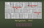 The map of Hollywood