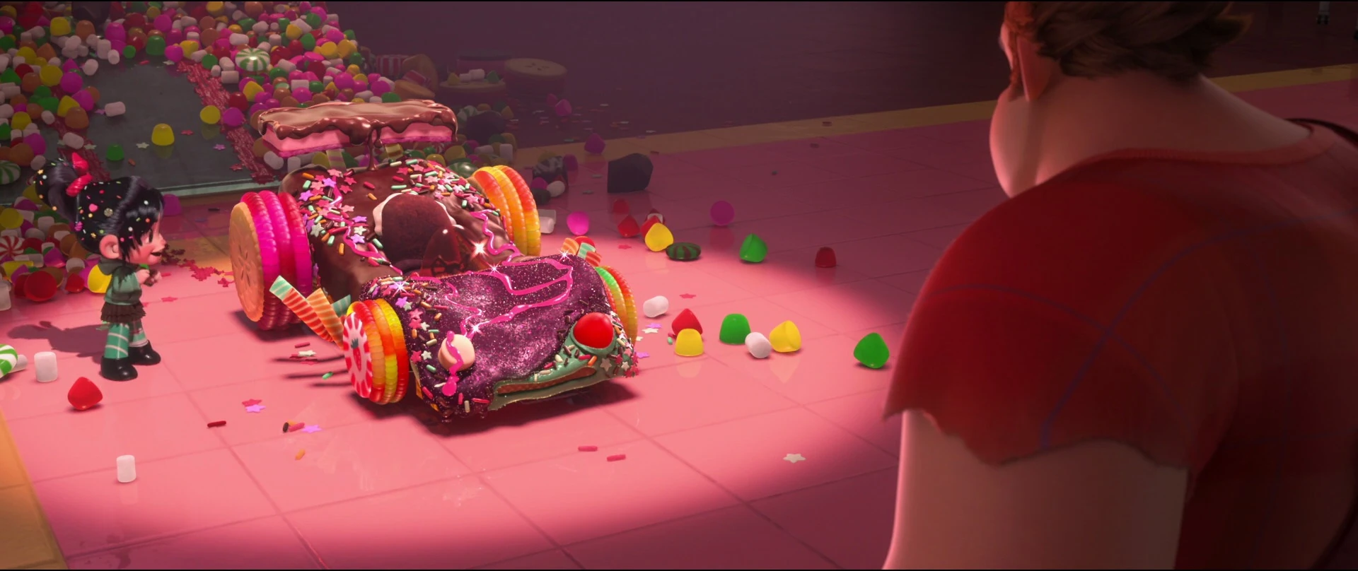 Wreck It Ralph Vanellope Car Destroyed
