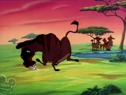 Herman walking away sadly