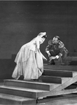 Stanley posing as Cinderella (with an unknown actor as the King).