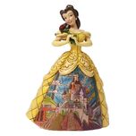 Disney Traditions Belle with Castle Dress Figurine