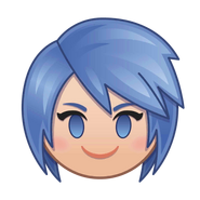 Aqua's emoji for Disney Emoji Blitz.