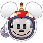 Astronaut Mickey's emoji for Disney Emoji Blitz