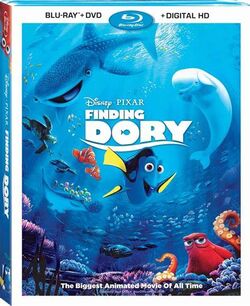 Finding Dory Blu-Ray cover art (Region 1)