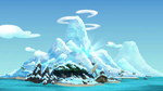 A frozen Neverland in Jake and the Never Land Pirates episode "Hook on Ice!"