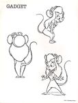 Model sheet for Gadget