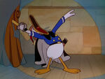 Donald Duck in Mickey's Grand Opera.