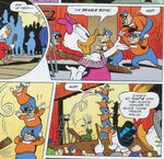 Comic featuring Scrooge and the Beagle Boys