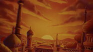 "People like you…" Sunset in Agrabah.