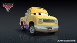 John Lassetire, the Cars 2 character based on director John Lasseter.