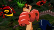 Timon: "A grub. What's it look like?"
