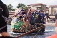 Maleficent and Ursula Boat