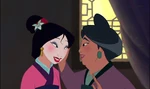 Mulan and her mother Fa Li.