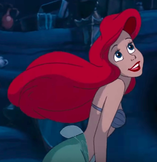 In the Disney classic “ The Little Mermaid”, Ariel is depicted as