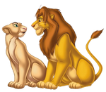 Nala and Simba Artwork