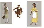 Designs of Naveen and Tiana by Bill Schwab.