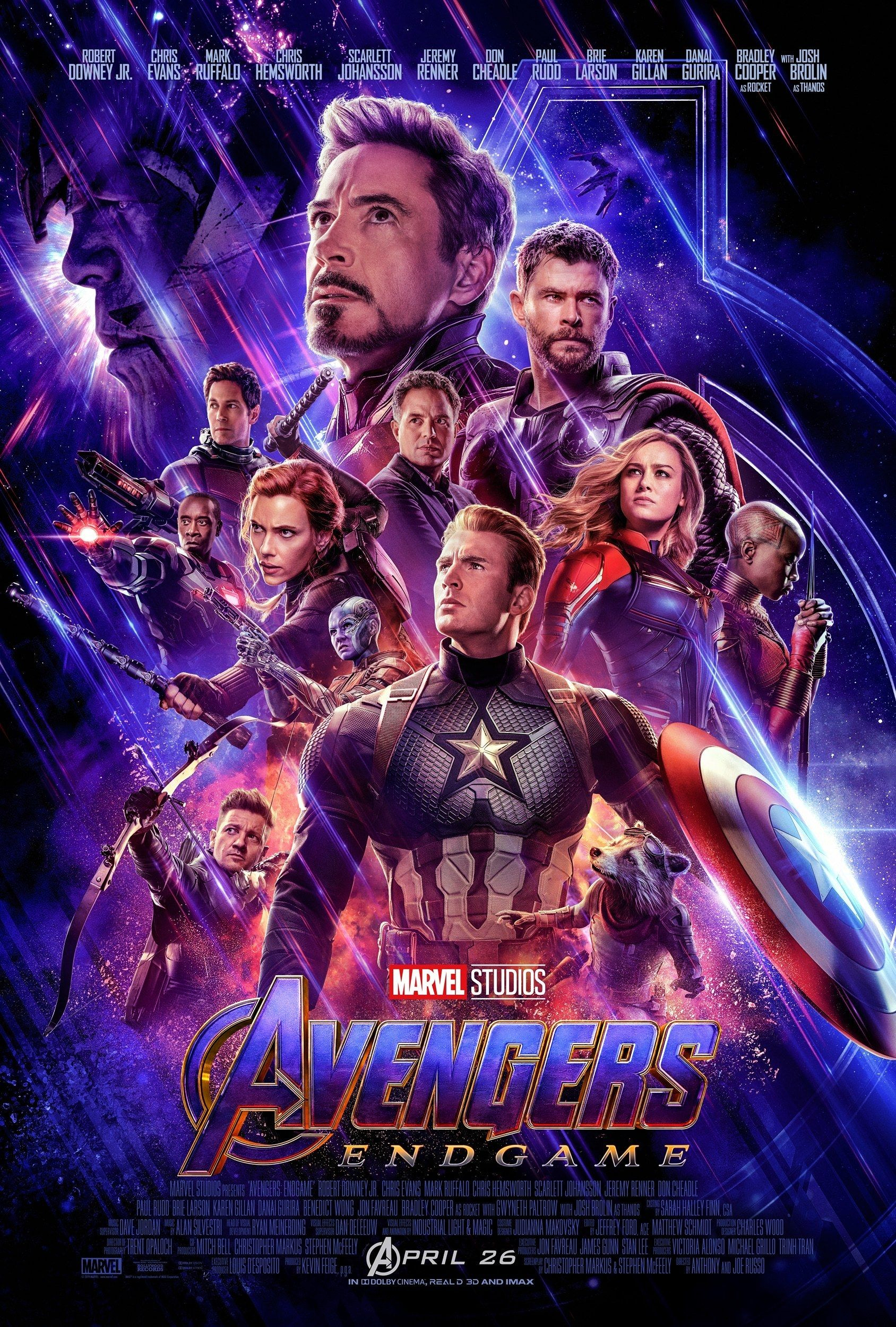 Avengers Endgame Poster New 2019 Movie Marvel Superheros FREE P+P CHOOSE UR SIZE 