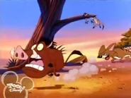 The Jackal chasing Pumbaa
