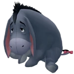 Eeyore in Kingdom Hearts.