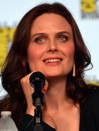 Emily Deschanel speaks at the 2012 San Diego Comic Con.