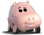 Hamm as a piggy truck in Cars