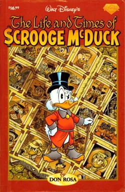Cover art to the trade paperback of The Life and Times of Scrooge McDuck.